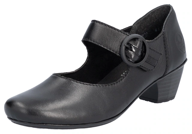 Rieker Spangenpumps  , Festtagsschuh, Pumps, Trichterabsatz, mit Klettriemchen