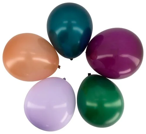 10 ballons Ø 23cm assortis