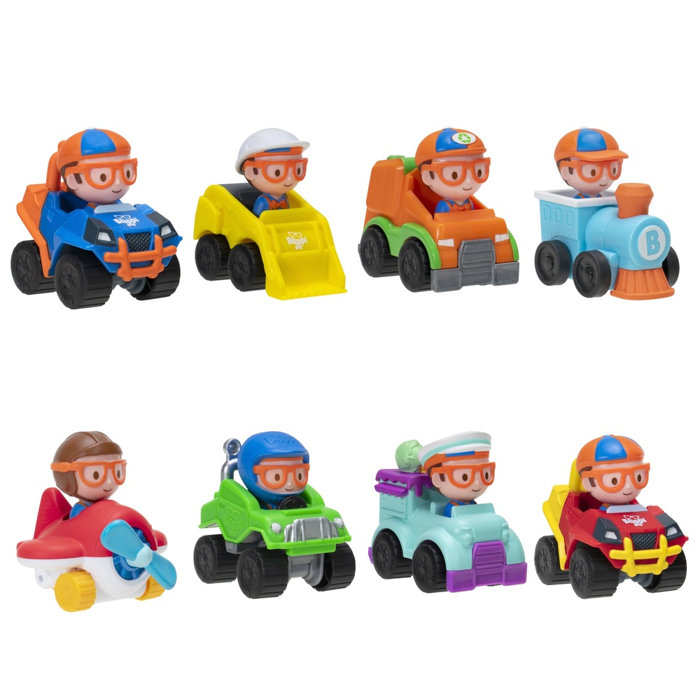 Blippi 5cm Mini-Mobiles 8er-Pack