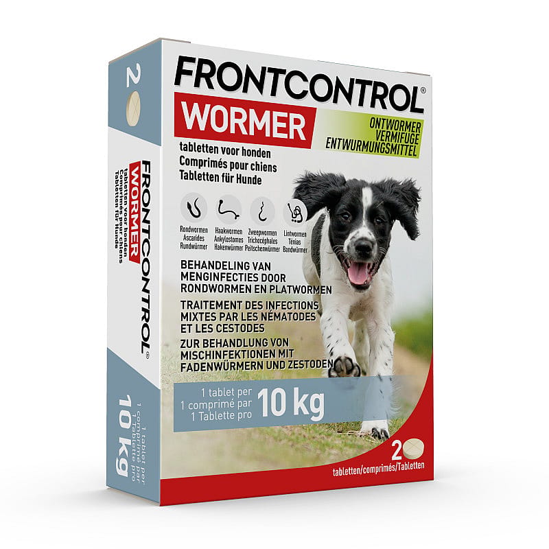 Frontcontrol Ontwormer Hond | 2 tabletten | 15593.1