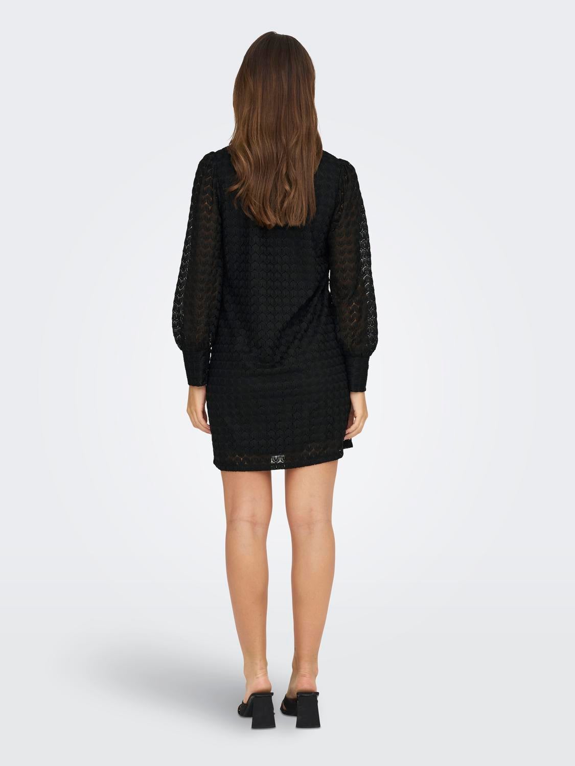 JDYAVERY Kurzes Kleid Black