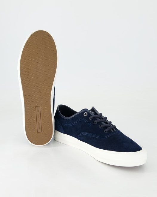 Tommy Hilfiger TH HI VULC LOW OXFORD SUEDE Sneaker in Blau