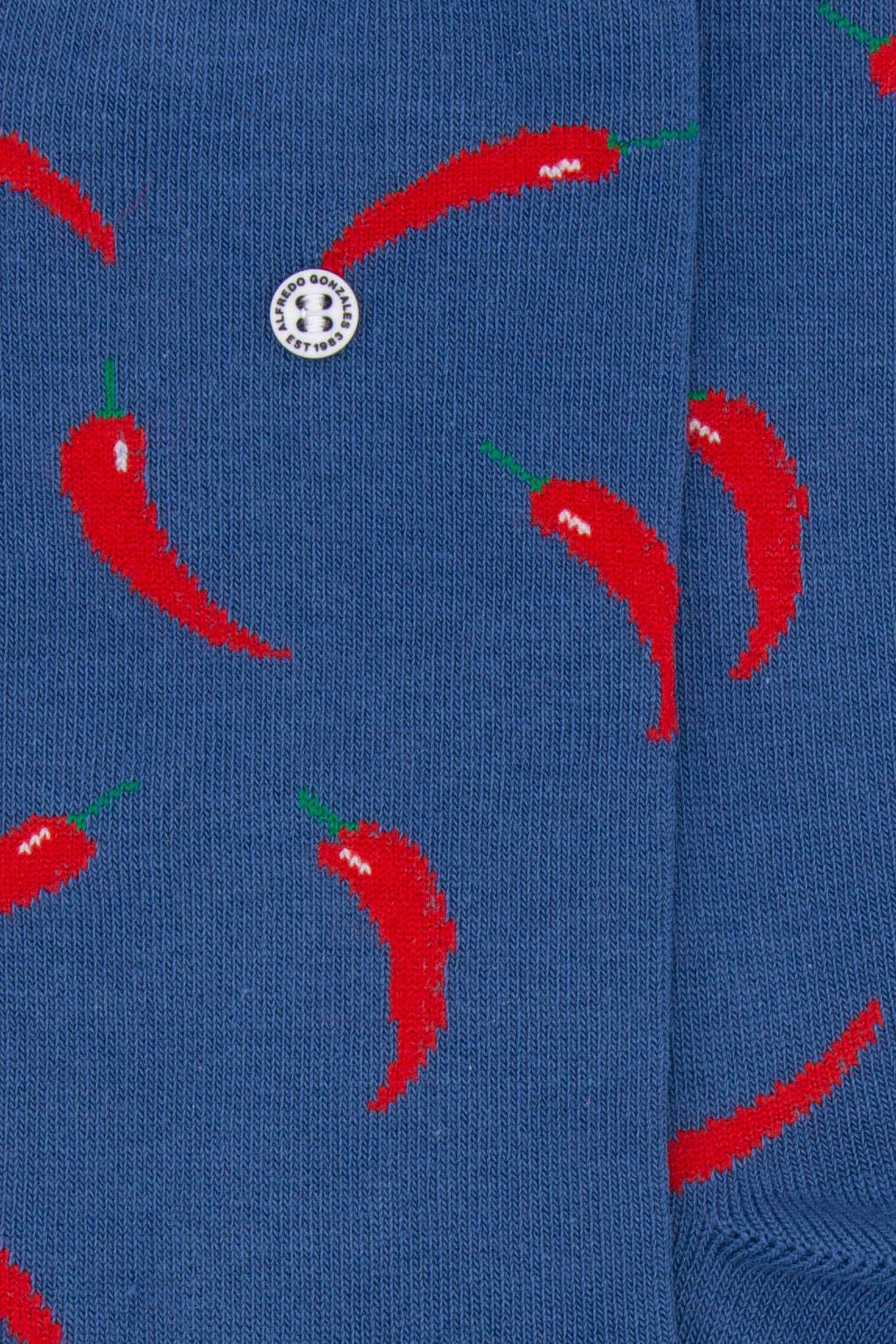 Alfredo Gonzales sokken Red Peppers blauw