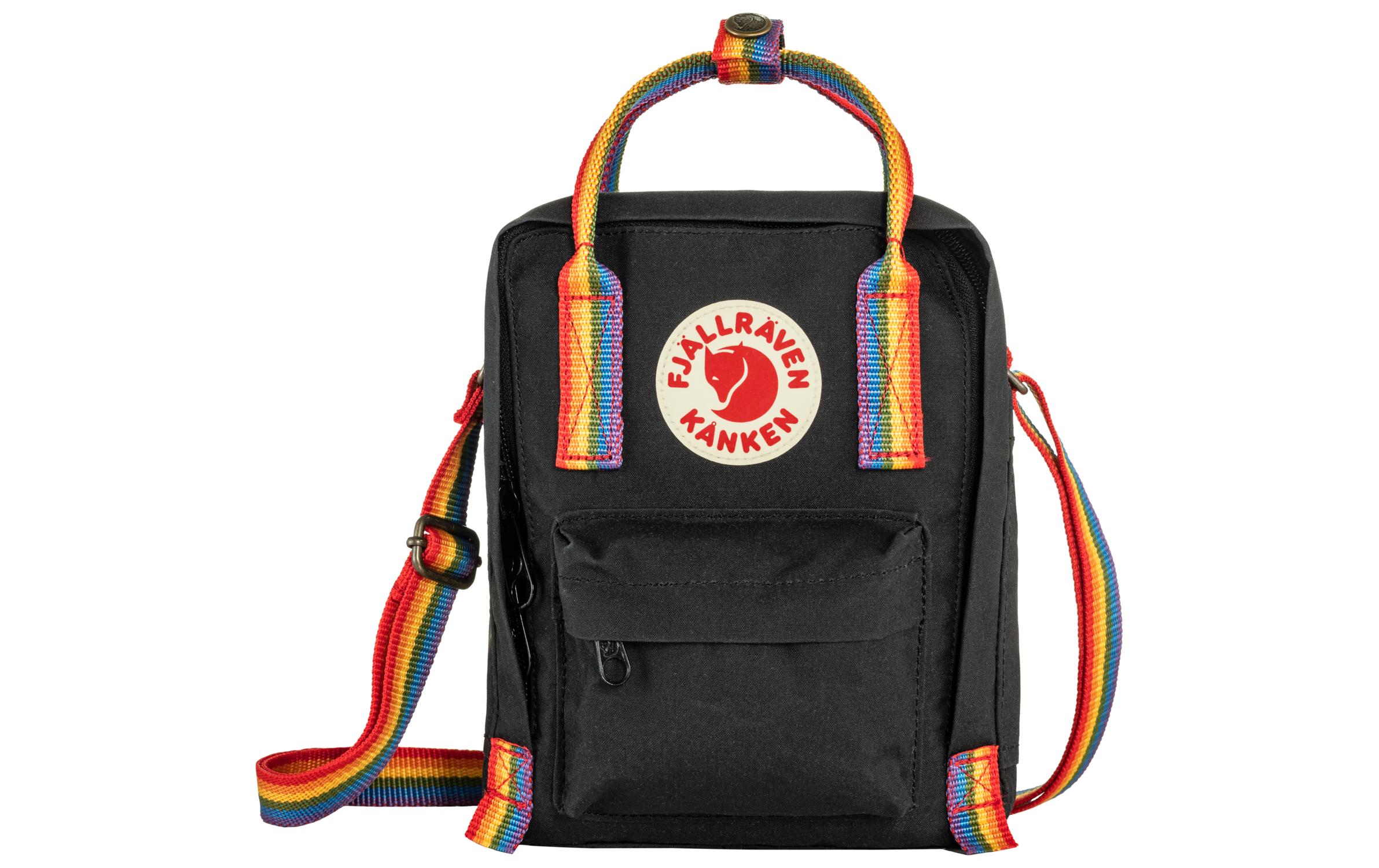 Schultertasche Kanken Rainbow Sling 2.5 lSchultertasche mit Regenbogen-Schultergurten