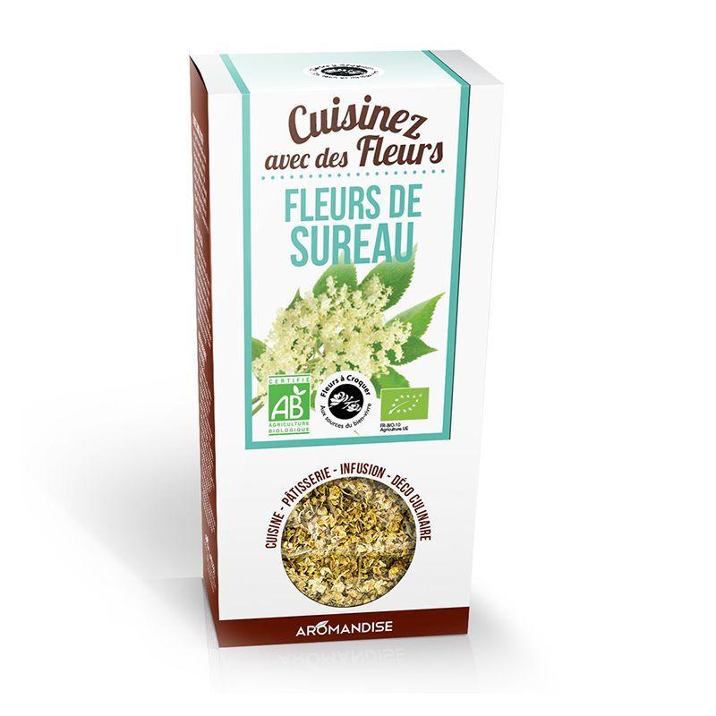 Fleurs de Sureau - Fleurs comestibles bio 30 g Aromandise