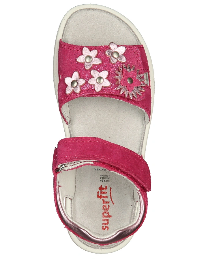Klett-Sandalen SPARKLE GLITTER in pink