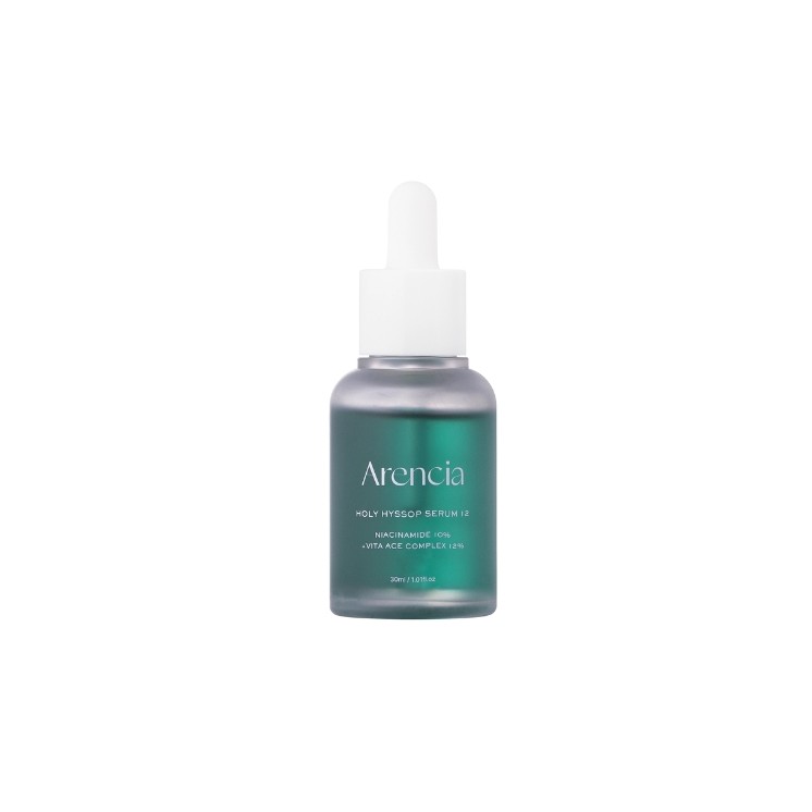 Arencia Holy Hyssop Serum 12 Aufhellendes und feuchtigkeitsspendendes Gesichtsserum 30 ml