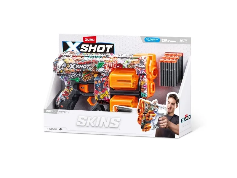 XShot ZURU X-SHOT Skins Dread Launcher 36517Q 31999