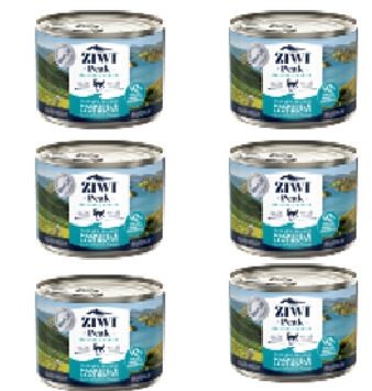Ziwipeak - 6 xMakrel & lam vådfoder til katte 185 gr