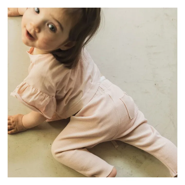 Jenest T-Shirt Volants Flutter | Rose pâle