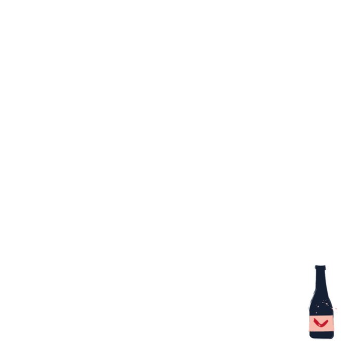 Kitchen of smiles | Geslaagd kaart | Champagne