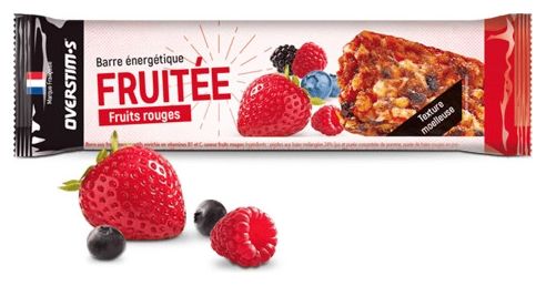 Barre énergétique fruitée Overstims Fruits rouges - 32g