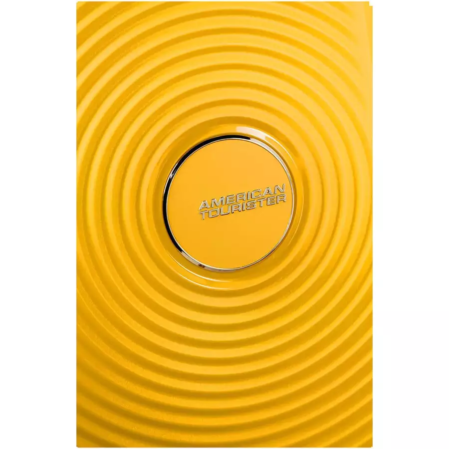 American Tourister Soundbox - 4-Rollen-Kabinentrolley S 55 cm erw. golden yellow