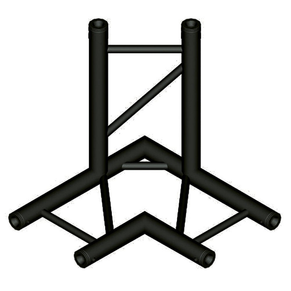 Duratruss DT 32/2-C31H-LD90 black 3-weg koppelstuk 90 graden
