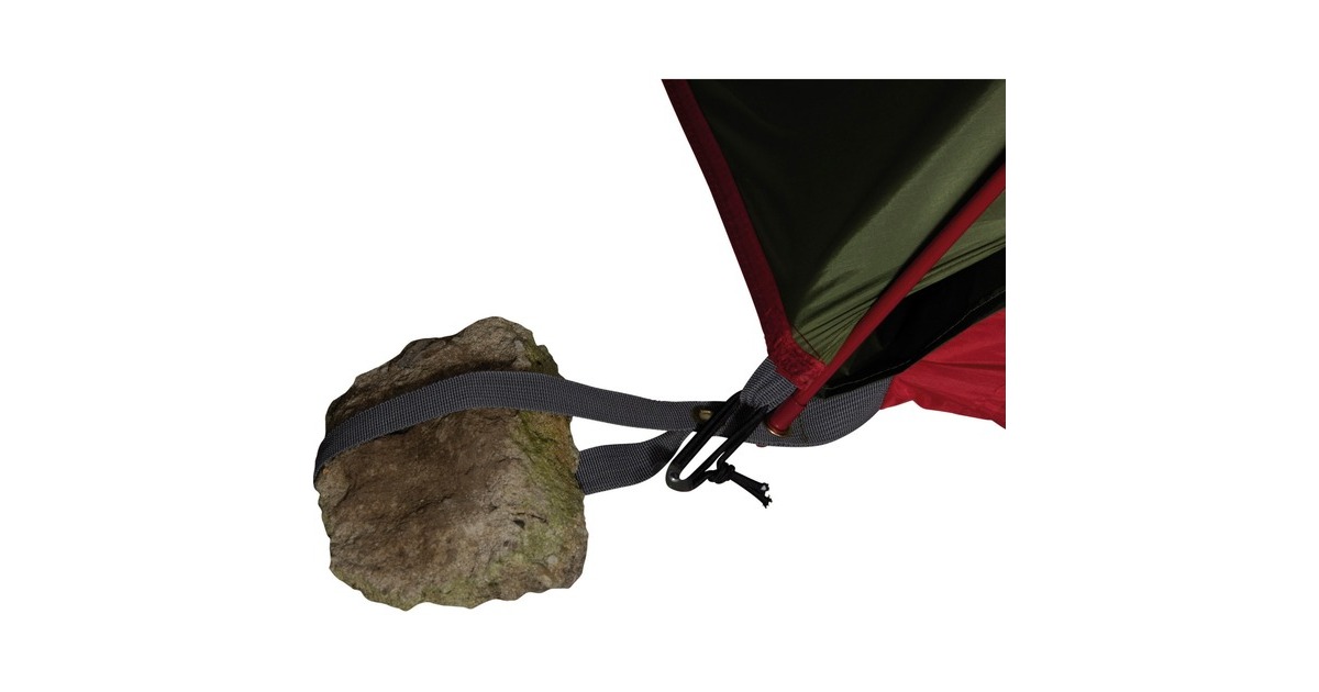High PeakKingfisher 2 LW tent  (Olijfgroen/rood)