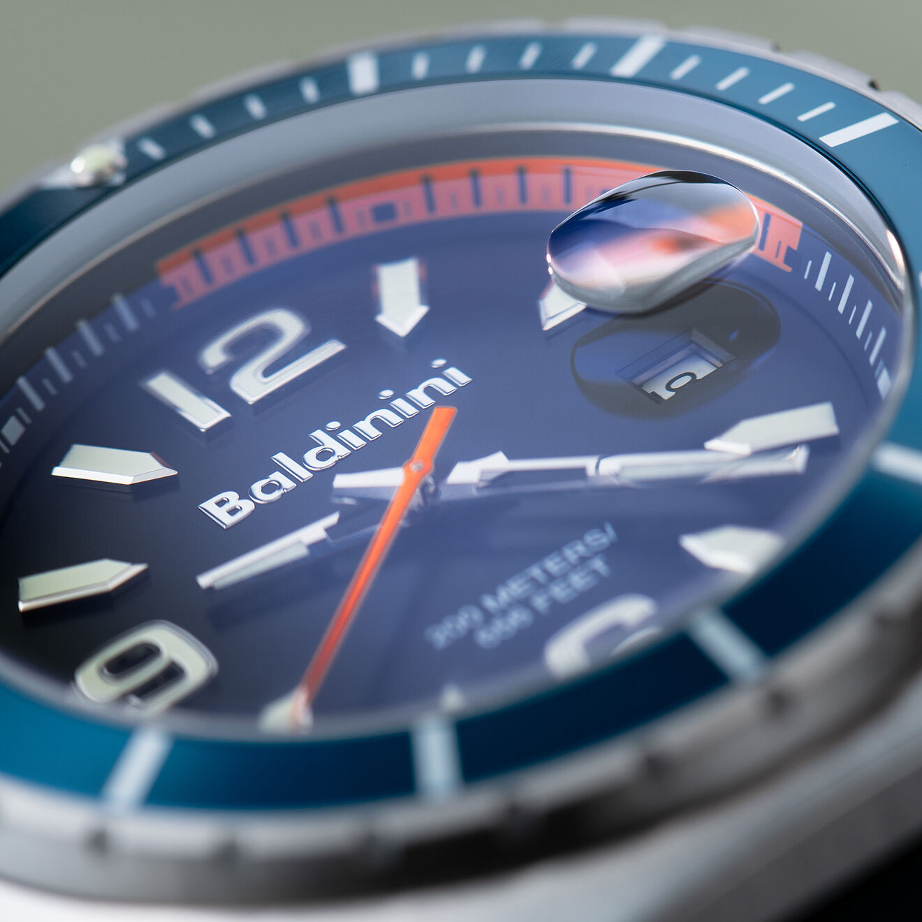 Baldinini Montre Homme en Caoutchouc Acqua noire