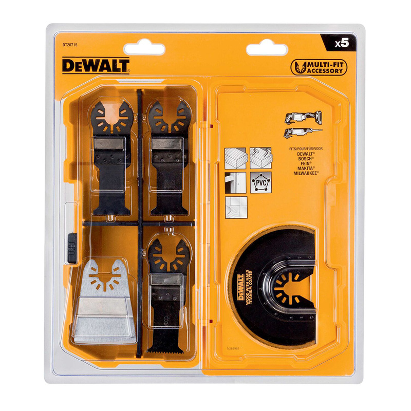 DeWALT DT20715-QZ multi-tool zaagbladenset 5-delig