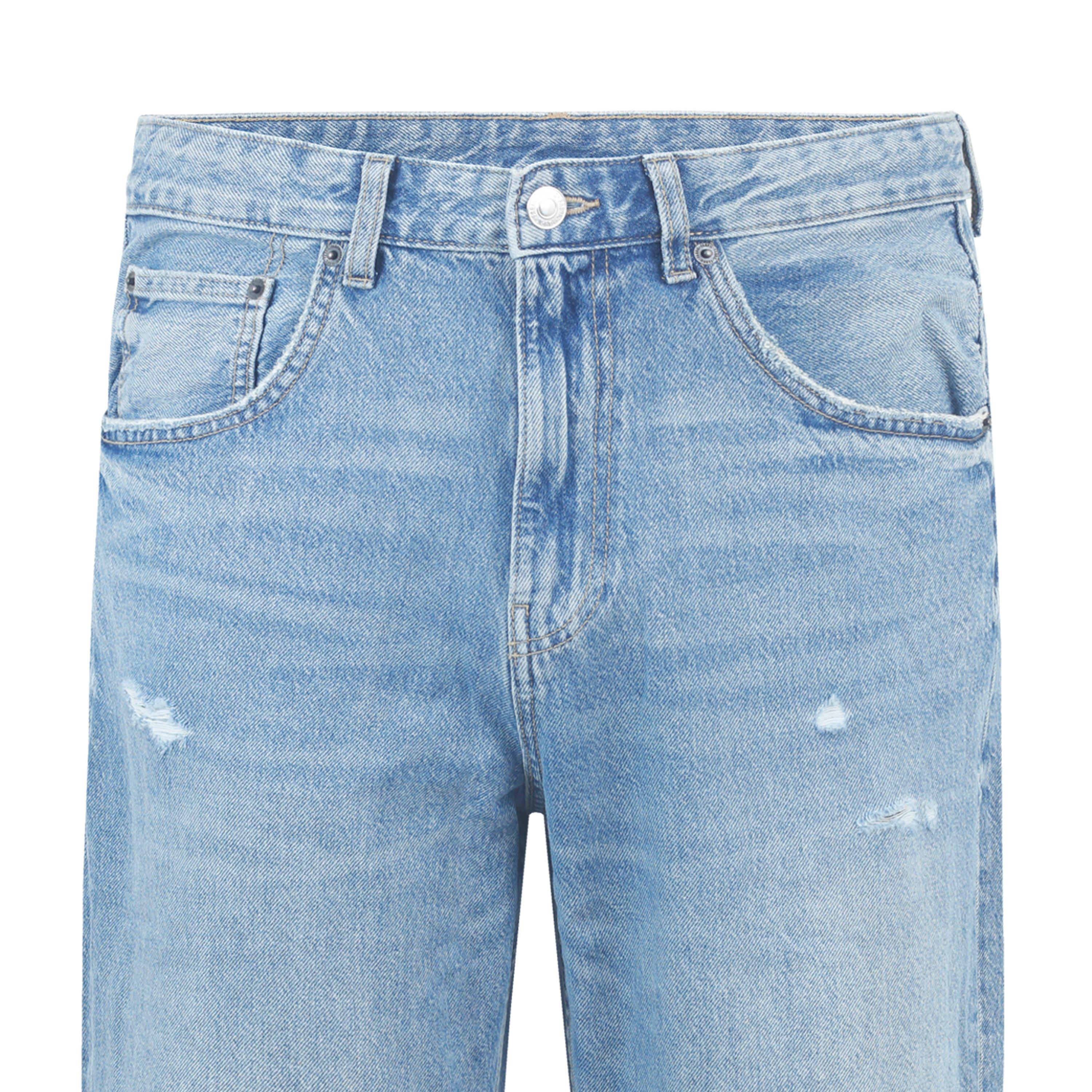 Fabric Baggy Jeans