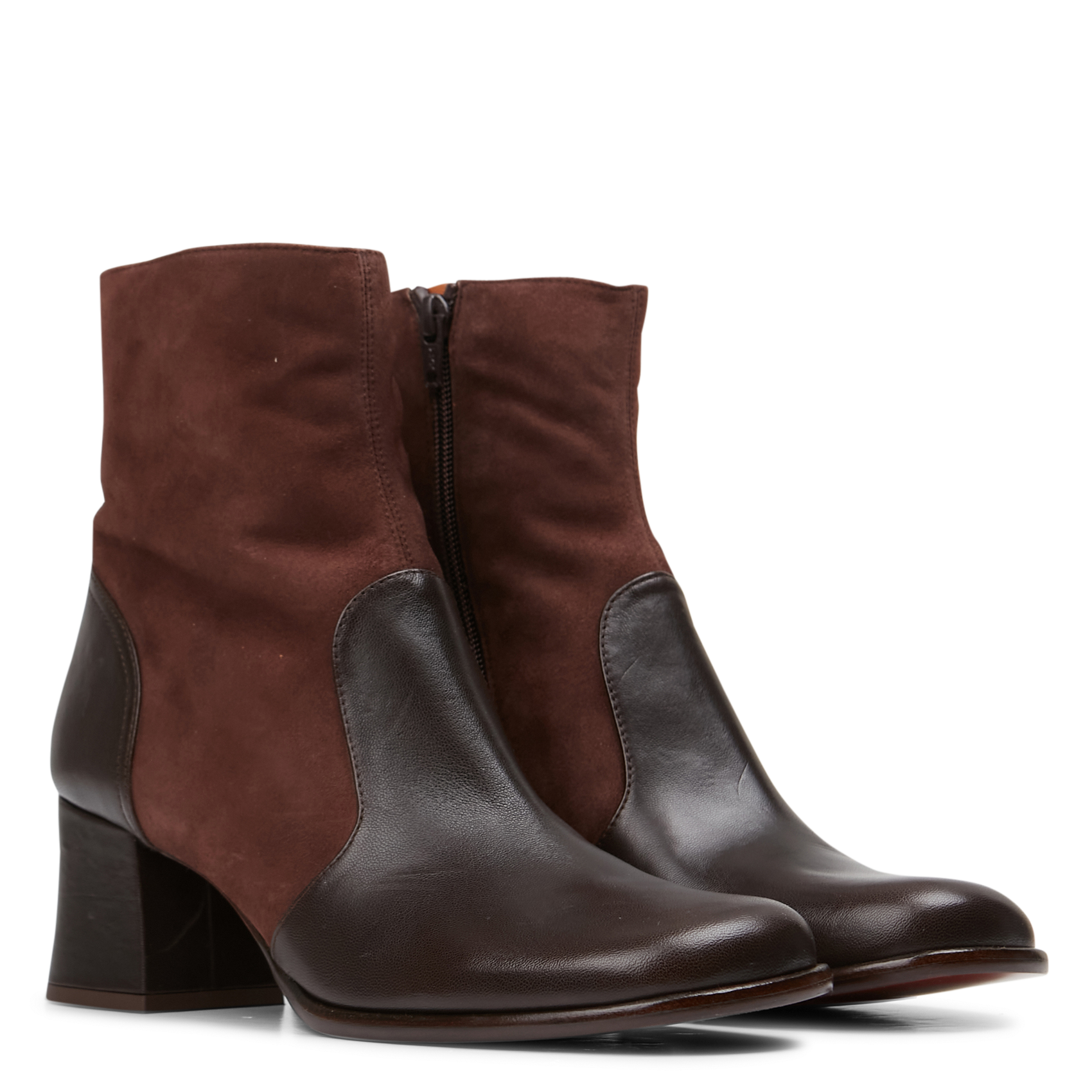MANERA - Bottines en cuir | Marron