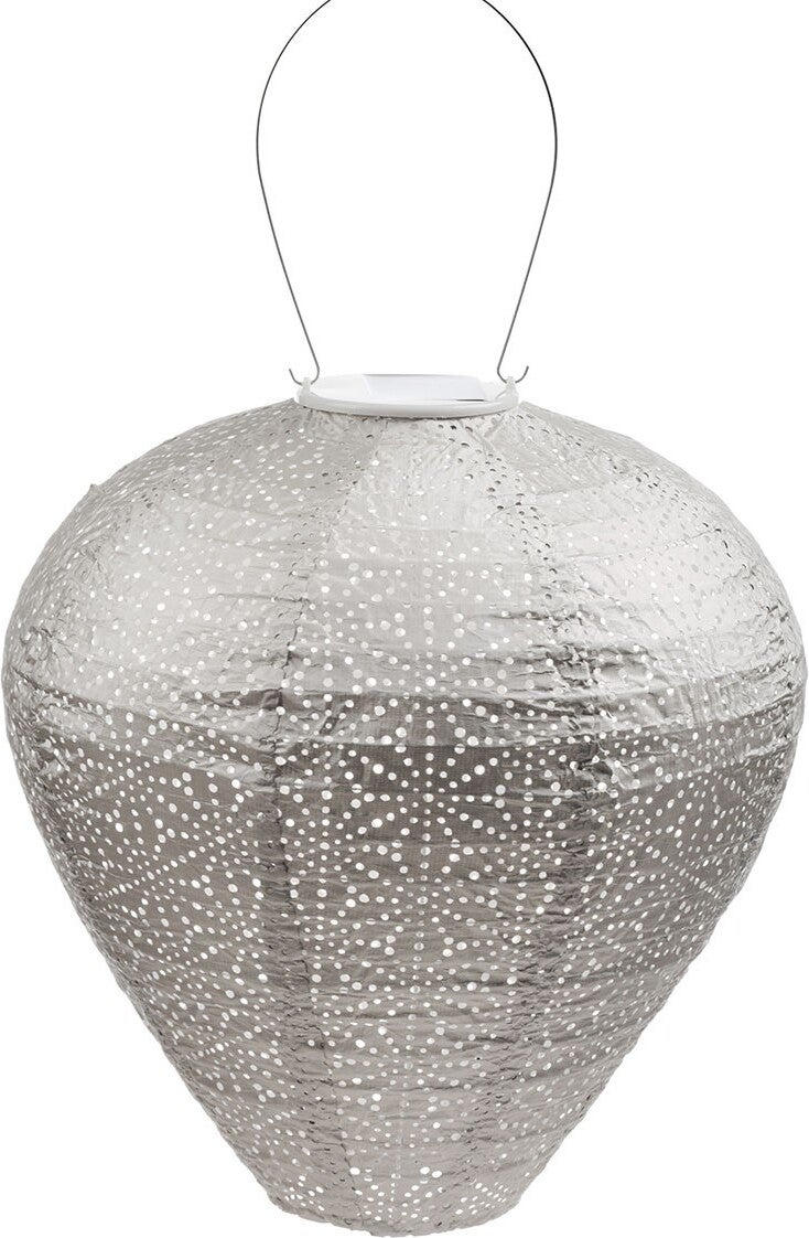 Lumiz solar lampion taupe D 30 H 30 cm