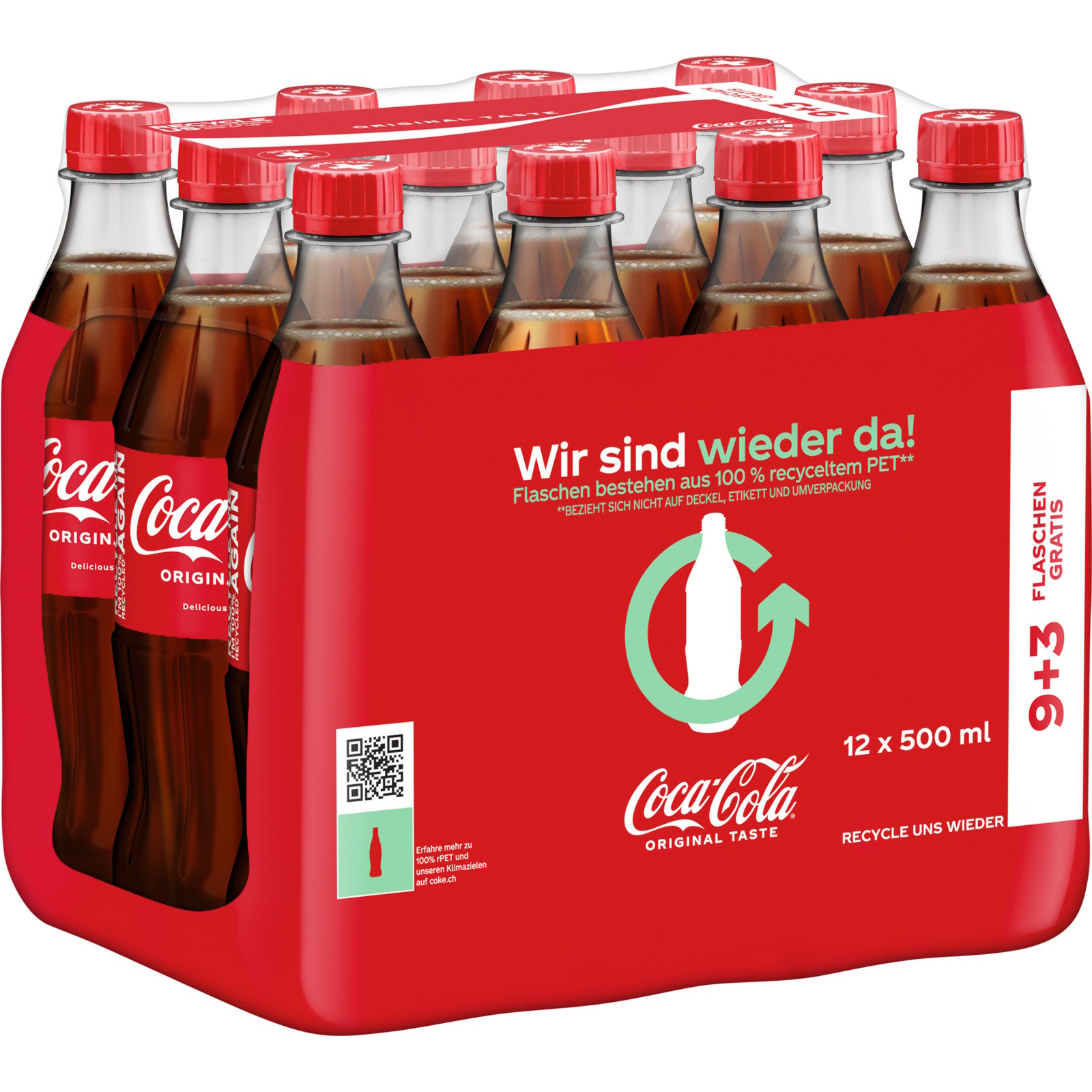 Coca-Cola Classic 12 x 50 cl (9+3 gratis)