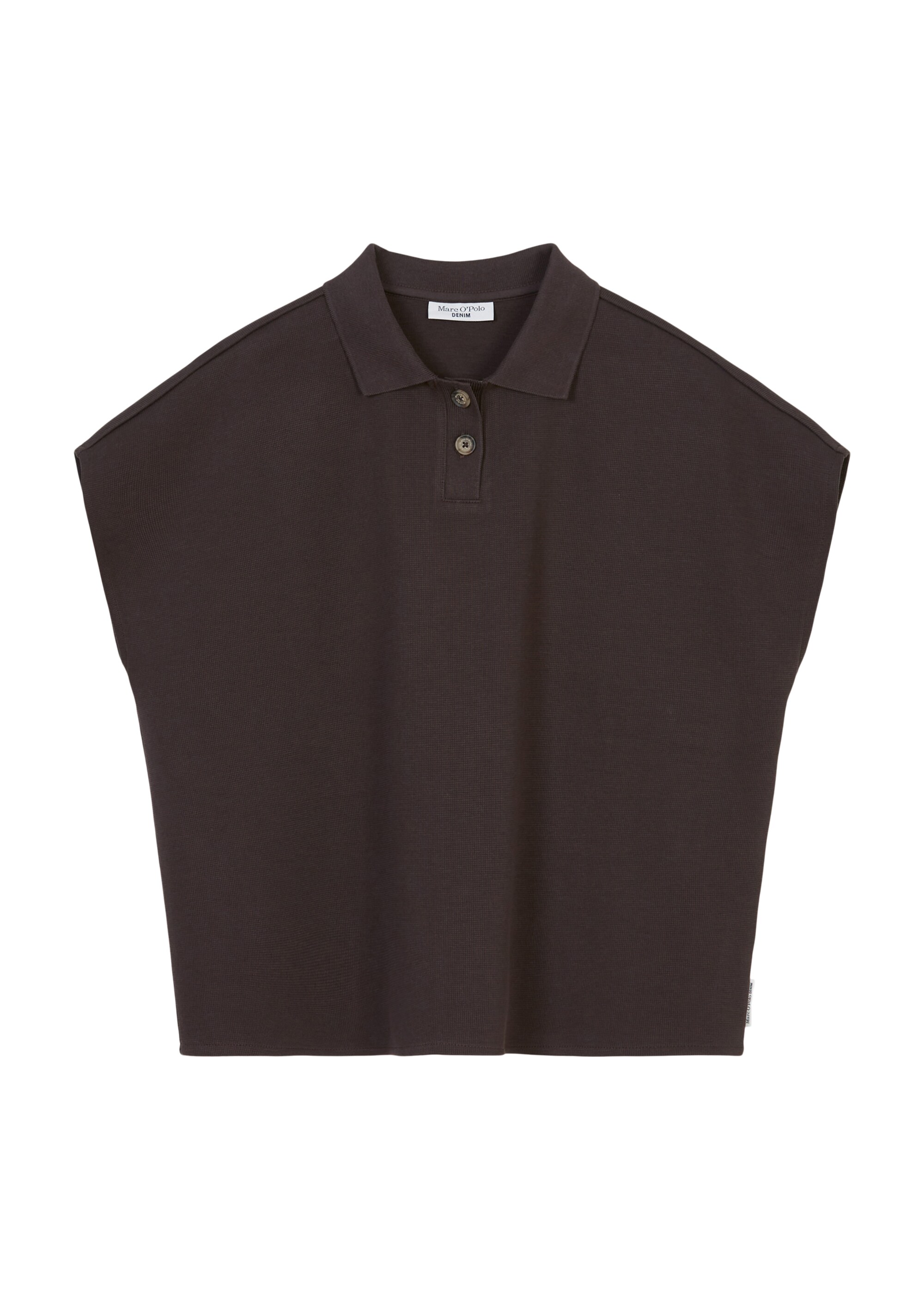 Poloshirt oversizeaus Organic-Cotton-Piqué-Jersey
