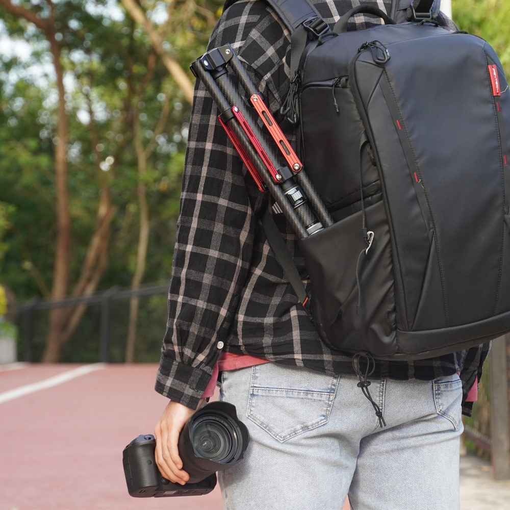 (194cm) Karbonfaser Foto / Video Tripod Stativ Halterung für DSLR Kamera / GoPro / Insta360   1/4