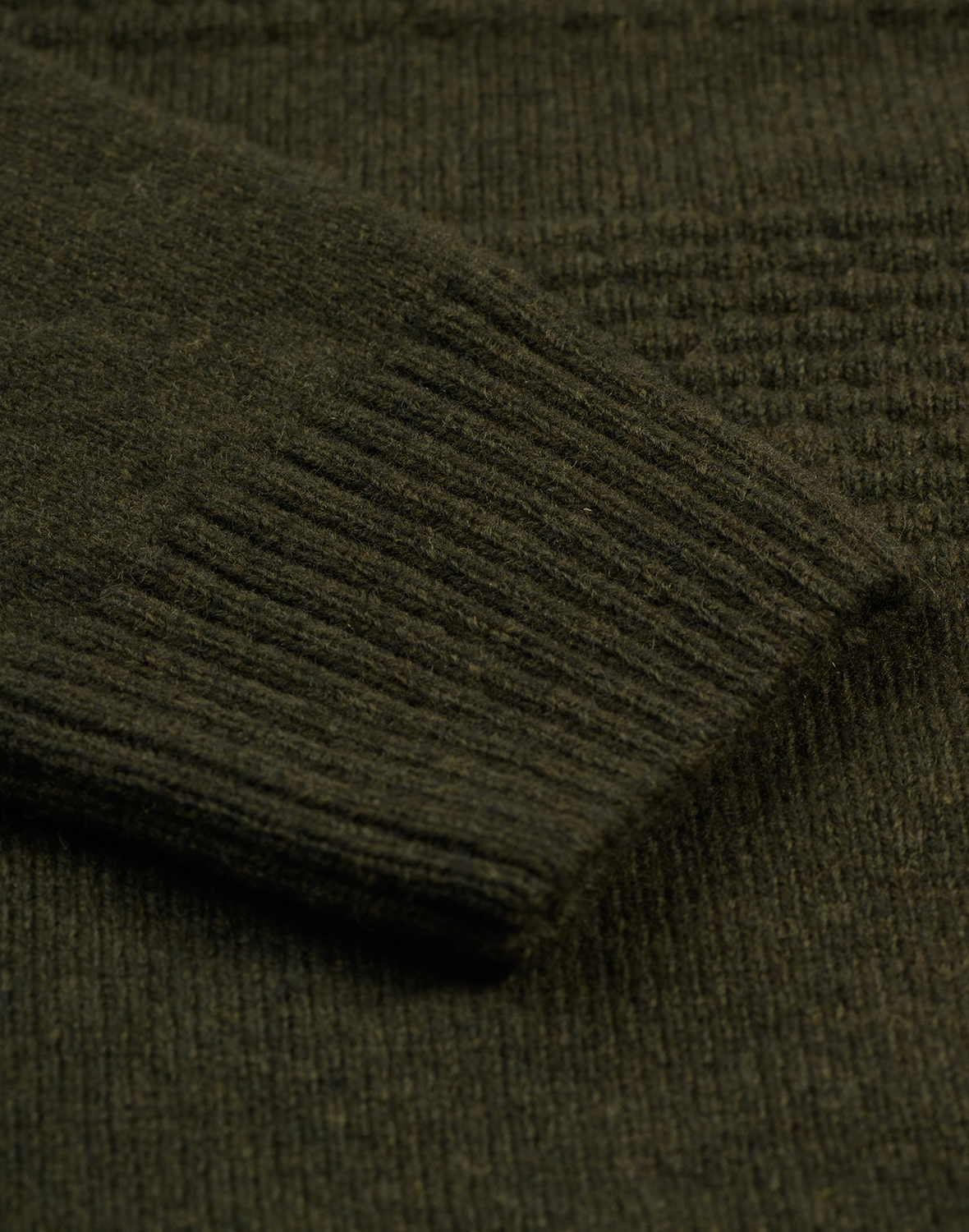 Cardigan met ritssluiting in lamswol voor heren
