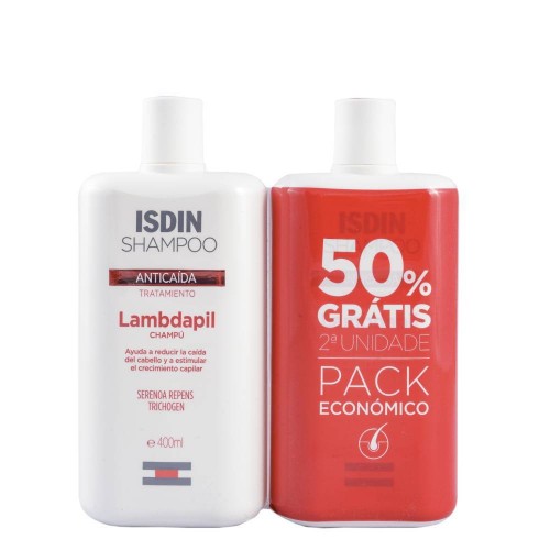 ISDIN Lambdapil Shampoo Antiqueda 2x400ml Preço Especial