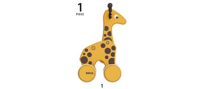 BRIO 30200 Giraff Trekkeleke