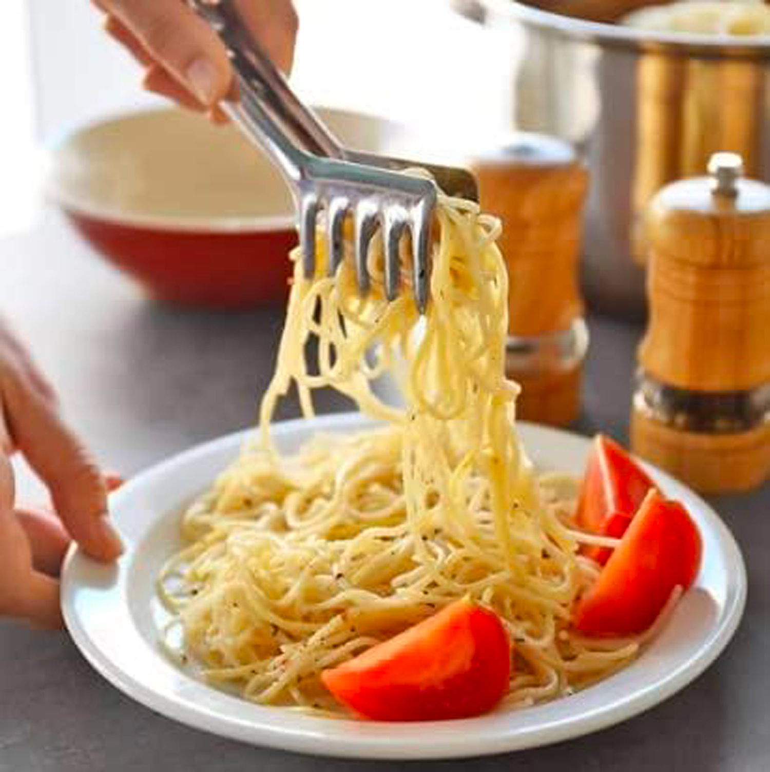 Pince à spaghetti inox