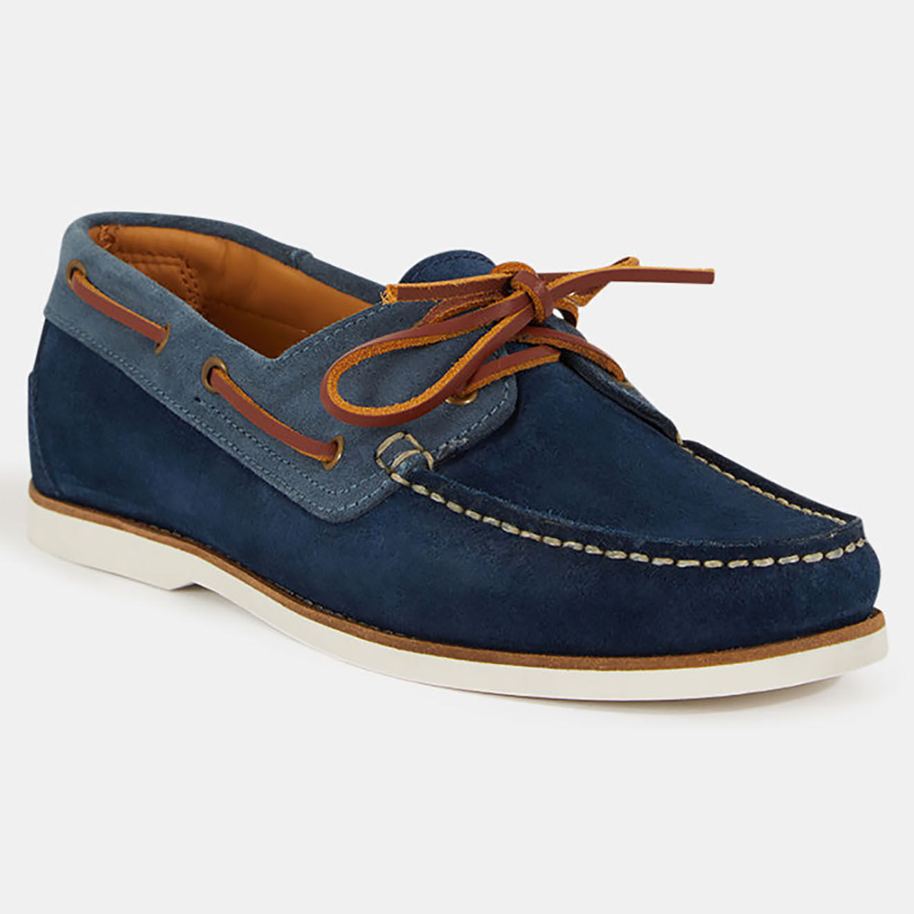 Comptoir GL Chaussures bateau en Cuir bleu marine