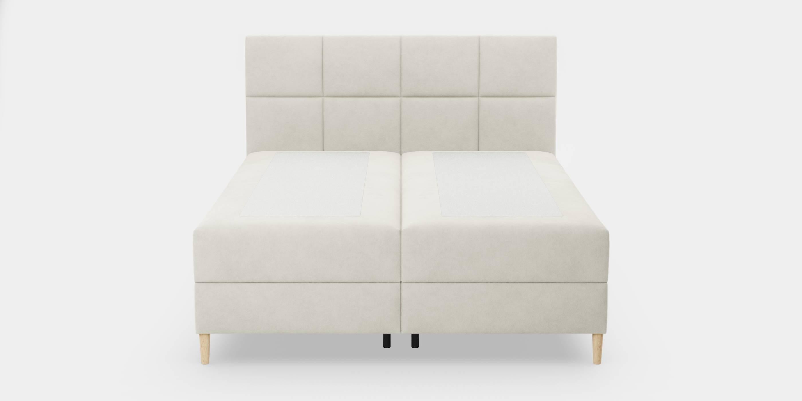 by fonQ Novae Boxspring  met Opbergruimte 180 x 200 cm - CrÃ¨me / Naturel