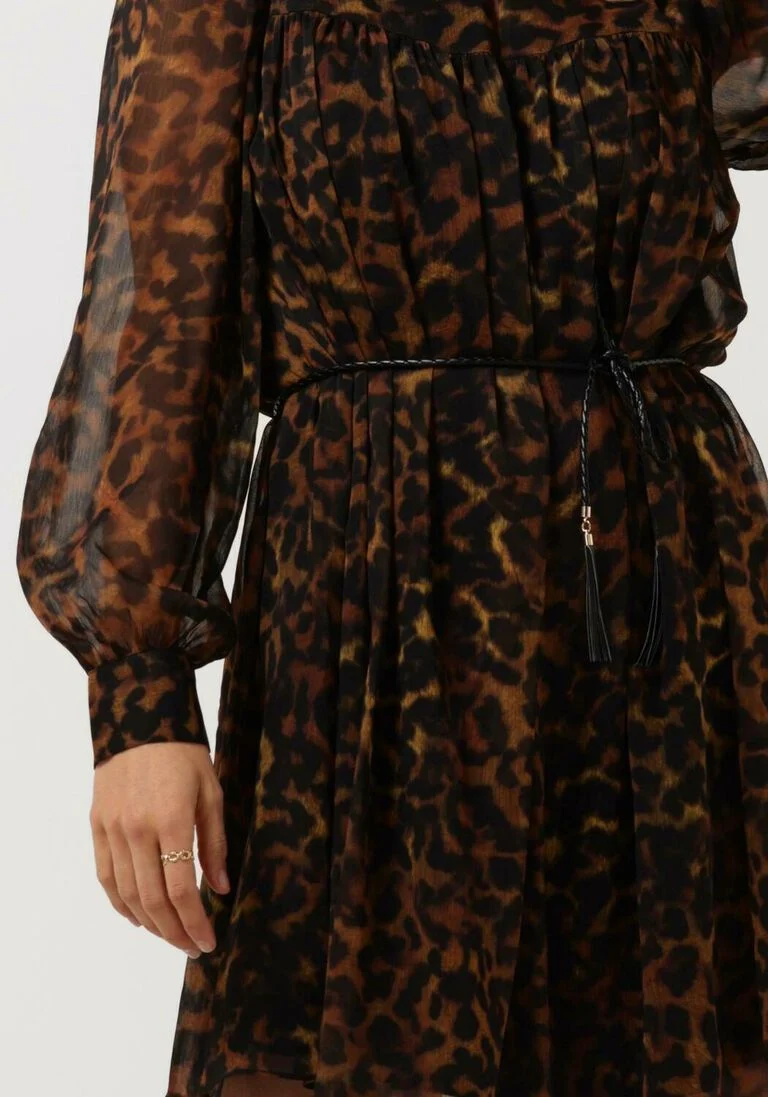 GUESS bruine guess mini jurk morgane dress