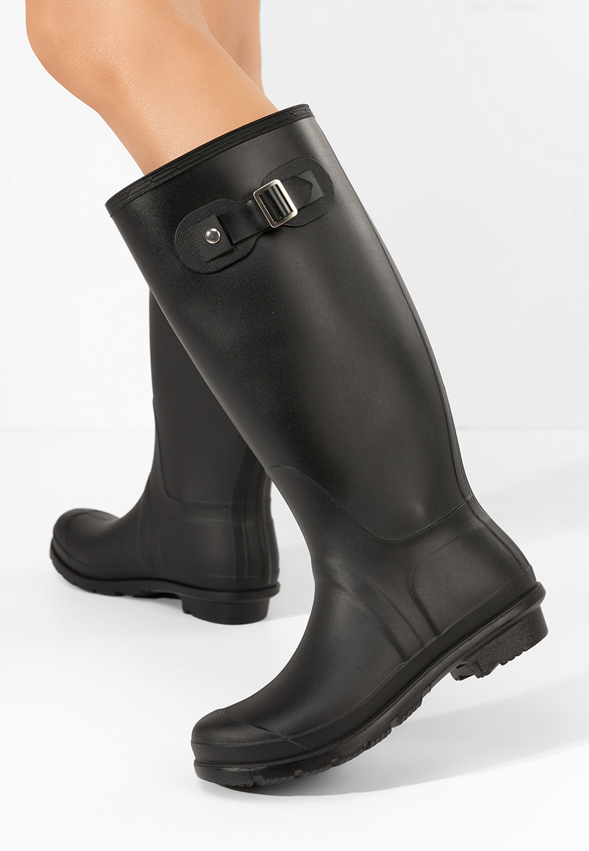 Bottes en caoutchouc noires Suzane
