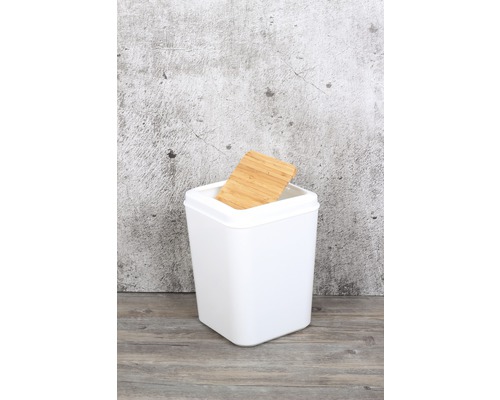 form&style beugelemmer 7 liter wit/bamboe