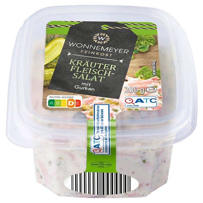 WONNEMEYER Fleischsalat 200 g, Kräuter