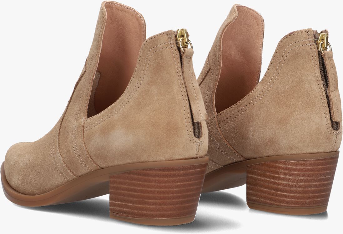 UNISA beige unisa enkellaarsjes guisel