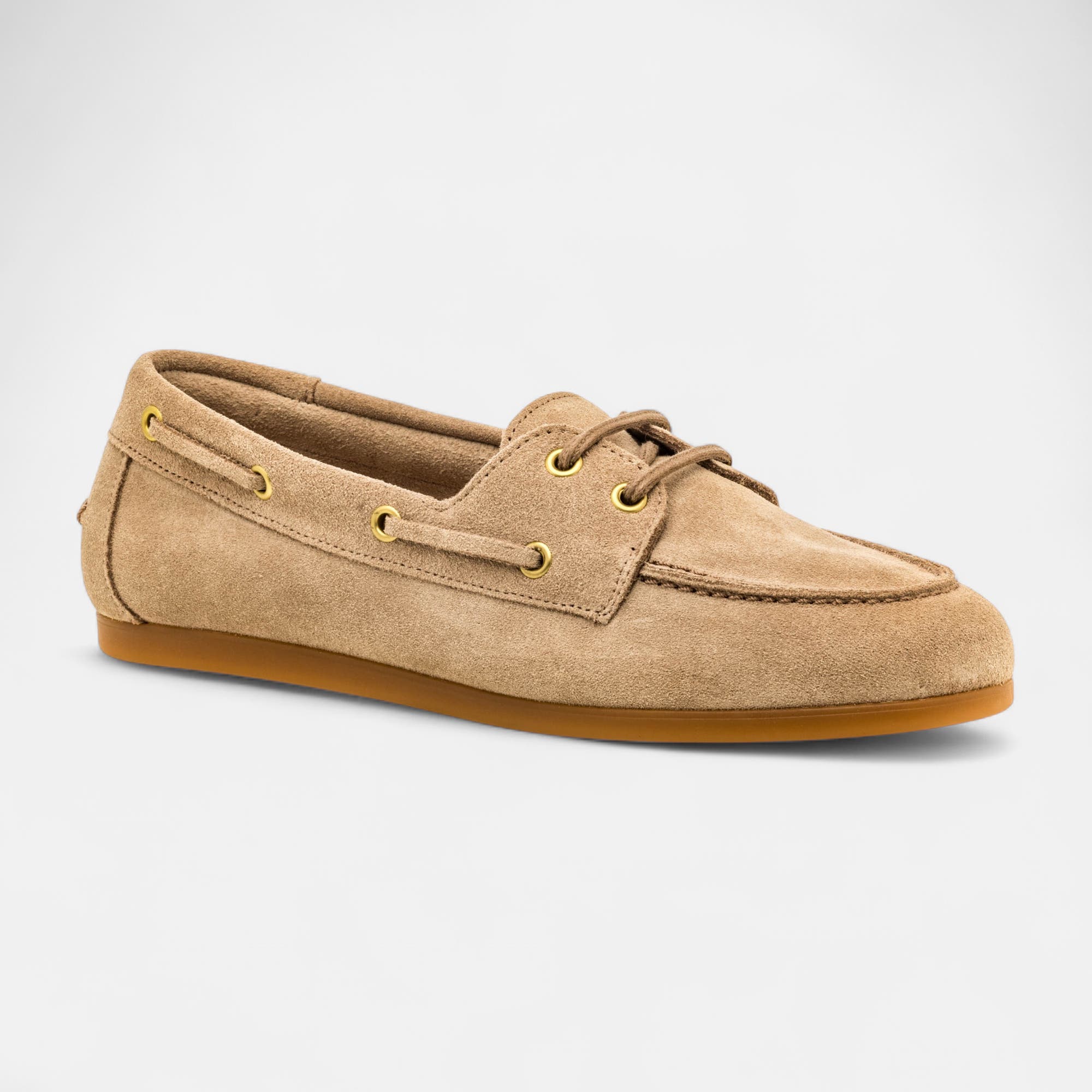 Mocassins Femme en cuir beige