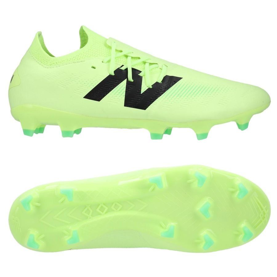 New Balance Furon V7 Destroy FG Lime Glow - Bleached Lime Glow/Noir