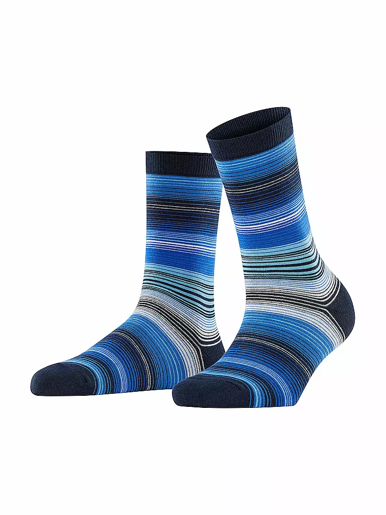 BURLINGTON Damen Socken STRIPE 36-41 marine blau