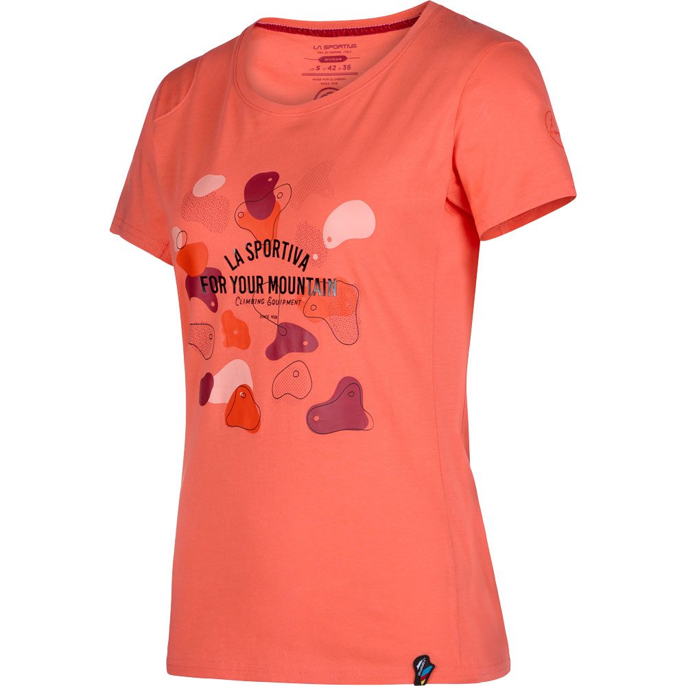 La Sportiva Volumes T-Shirt Damen flamingo