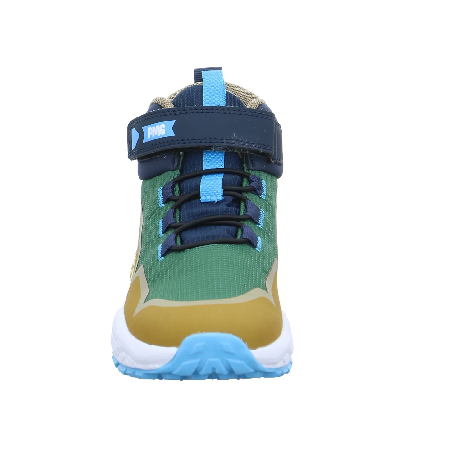 PRIMIGI Kleinkinder-Halbschuh Klett Grün Textil  Sneaker Übergang