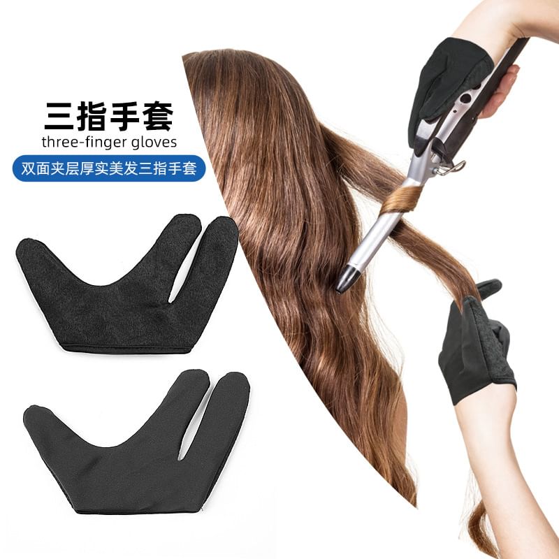 HATHA - Hittebestendige handschoen met 3 vingers voor haarstyling