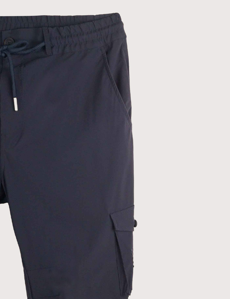 HBT BASICS CHRIS CARGO PANTALON BLEU MARINE