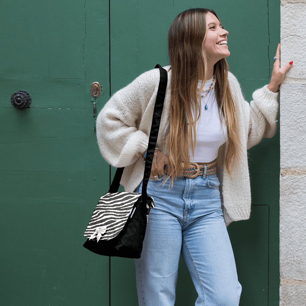 Base Sac Grande Besace Noir