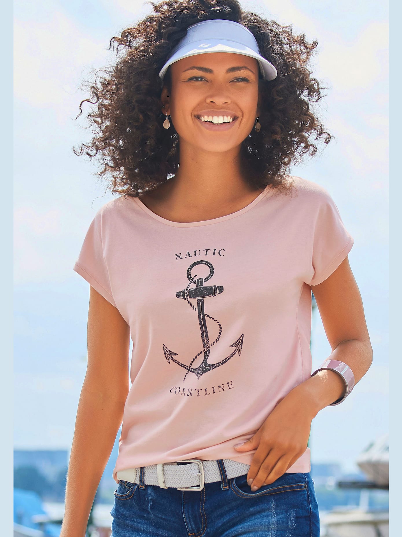 T-shirt manches à bords francs