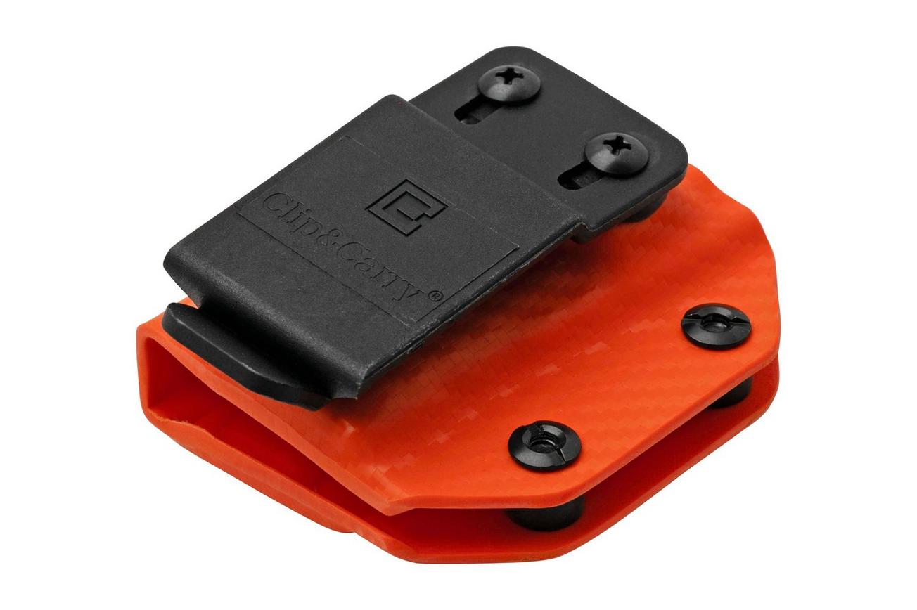 Clip And Carry Kydex Sheath Gerber Truss, Carbon Fiber Orange GTRUSS-CF-ORNG riemholster