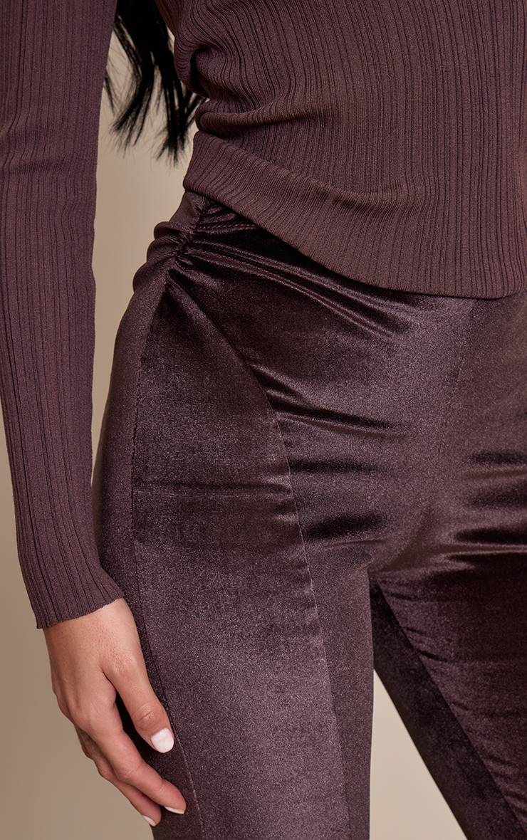 Marron Capri En Velours