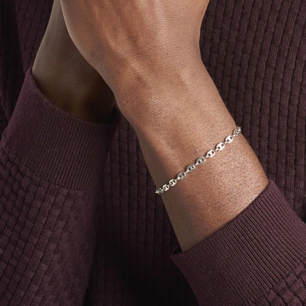 Bracelet Carrus Argent Blanc